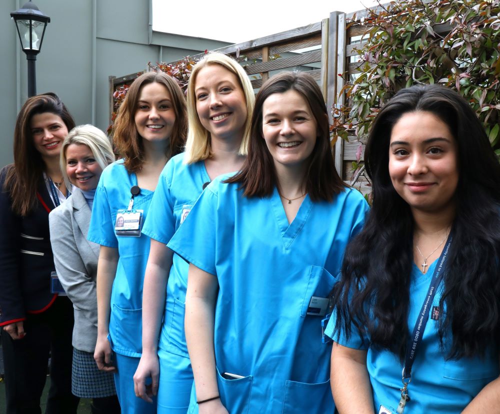 The dietetics team at Cromwell Hospital; ?>